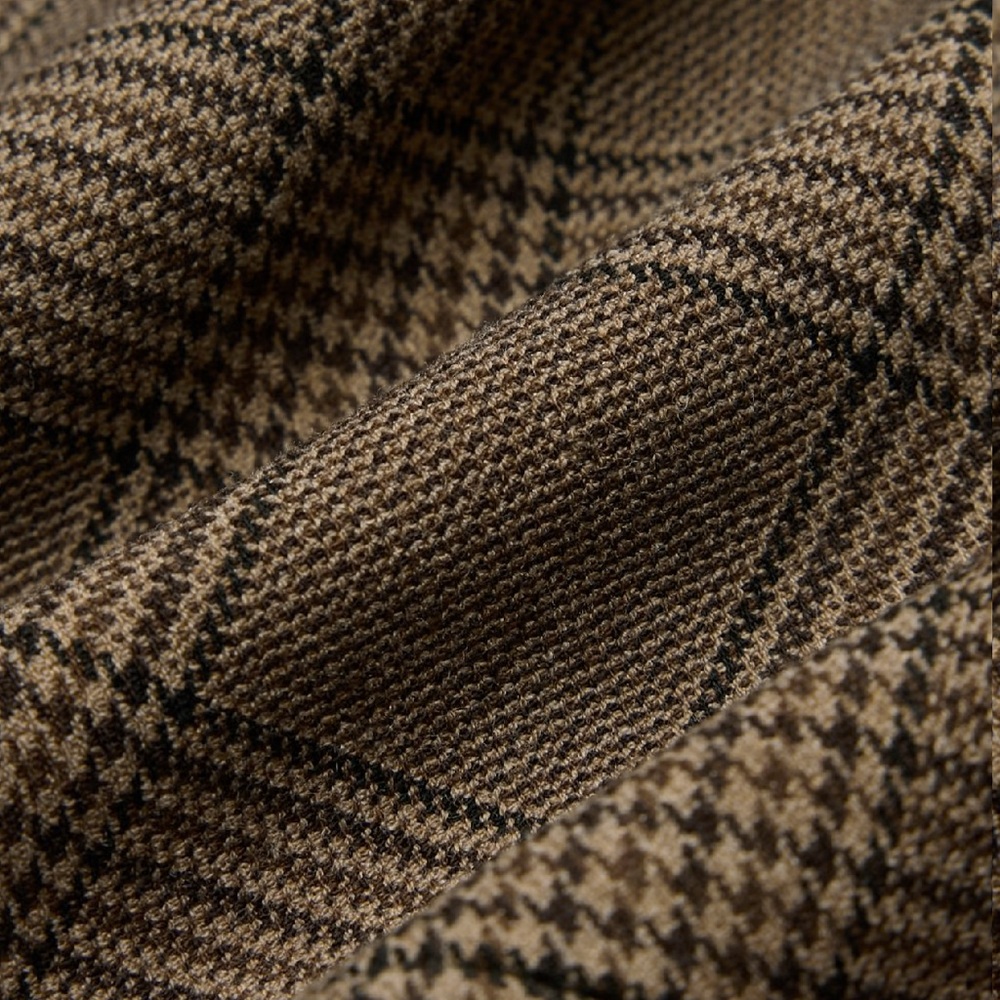 Aritzia Taupe Checkered Blazer Dress - Picture 6 of 10